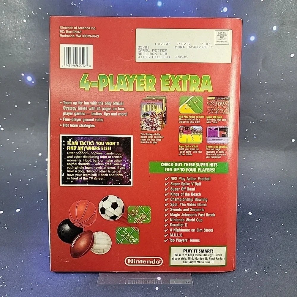 Nintendo Power Magazine Volume 19 4-Player Extra Strategy Guide 1990 December